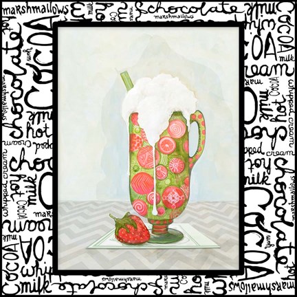 Framed Tis the Season for Cocoa IV Print