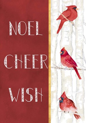 Framed Noel Cheer Wish Print