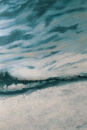 Framed Winter&#39;s Edge I Print