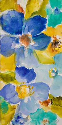 Framed Summer Sonata I Print