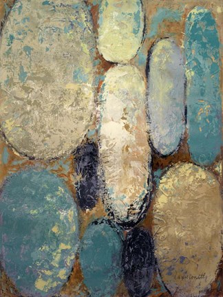 Framed Spatial Shapes I Print