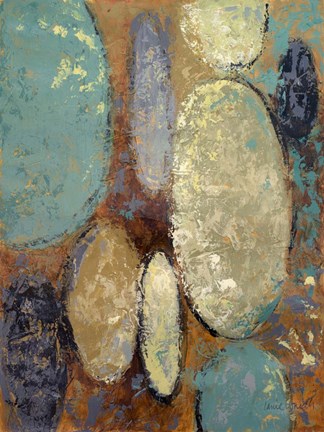 Framed Spatial Shapes II Print