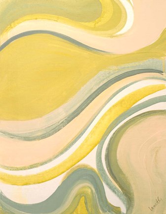 Framed Curve Linear II Print