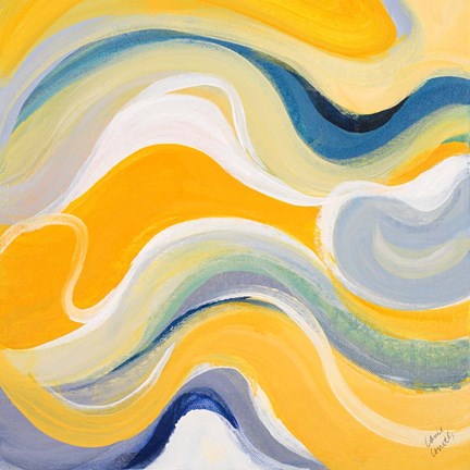 Framed Curvilinear Bright I Print