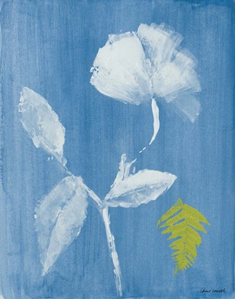 Framed Floral Whisper I Print