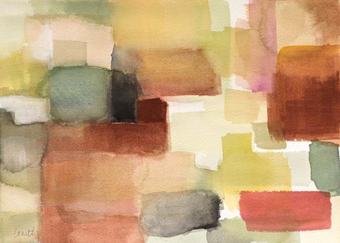 Framed Woven Hills Print