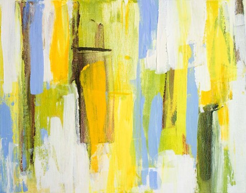 Framed Garden Abstract II Print