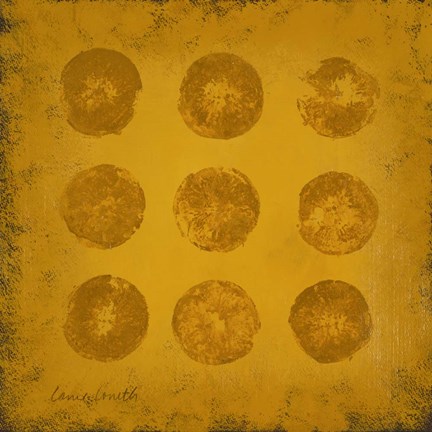 Framed All Lined Up- Citrus Print