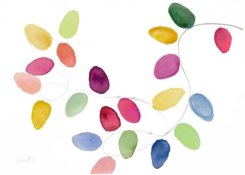 Framed Modern Lights Print