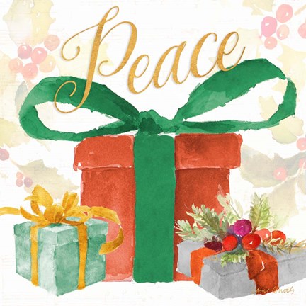 Framed Presents and Notes IV Print