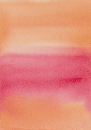 Framed Ocean Dusk I Print