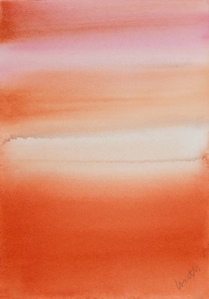 Framed Ocean Dusk II Print