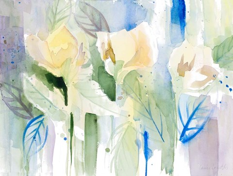 Framed Into the Floral Foothills Print