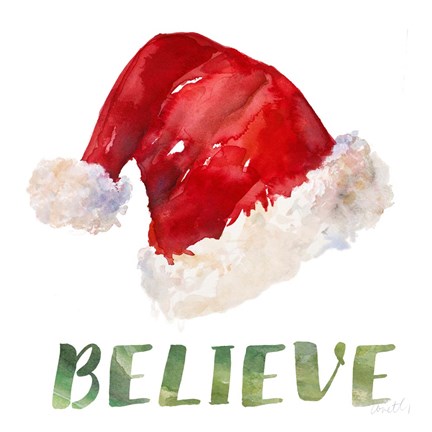 Framed Holiday Hat Sentiment I Print