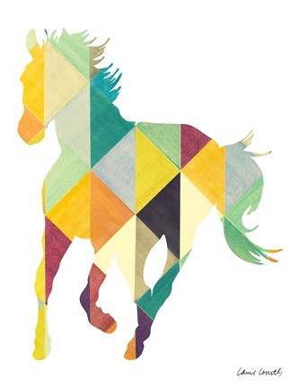 Framed Uptown Horse Print