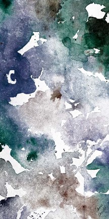 Framed Deep Ocean Panel II Print