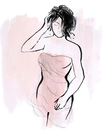 Framed Getting Ready II Print