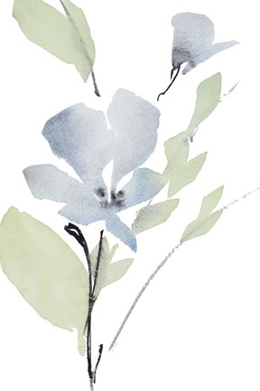 Framed Glowing Blooms I Print