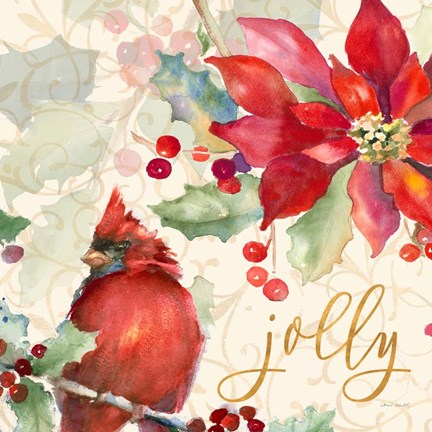 Framed Holiday Wishes II Print