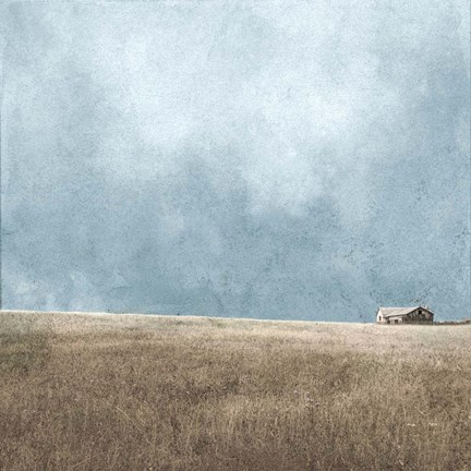 Framed After the Storm Blue Sky Print