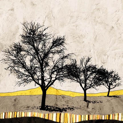 Framed Earth Tones Print