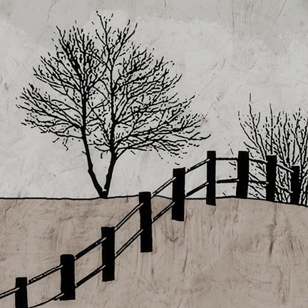 Framed Over the Fence Print