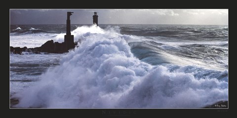 Framed Nividic (Bord Noir) Print