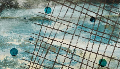 Framed Return to the Blue Abstract II Print