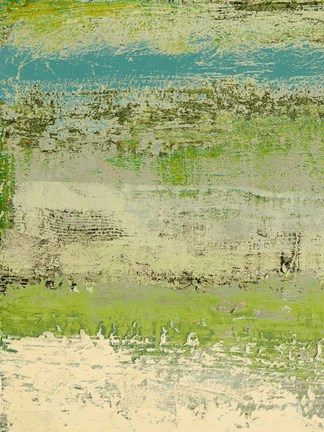 Framed Organic Green I Print