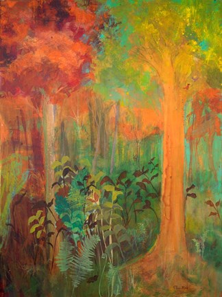 Framed Enchantment in Autumn Print