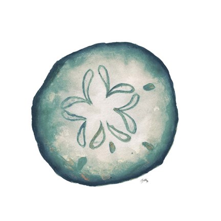 Framed Coastal Icon II (blue) Print