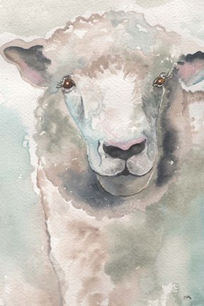 Framed Muted Lamb Print
