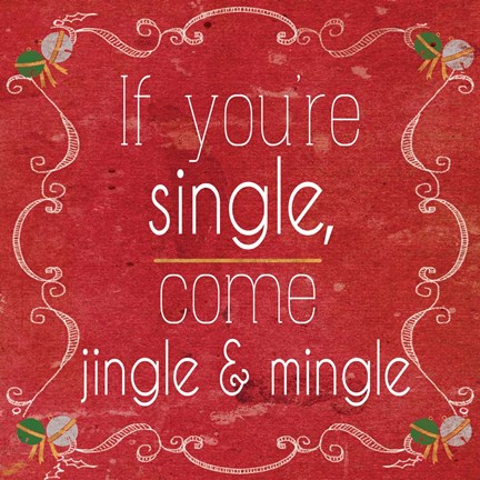 Framed Red Hot Christmas I Print