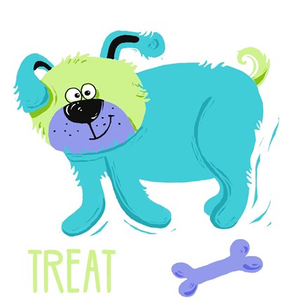 Framed Dogs Gone Wild I Print