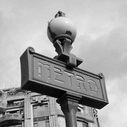 Framed Paris Scene III Print