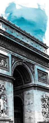 Framed Watercolor France Panel I Print