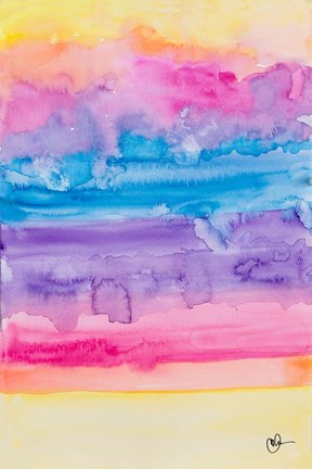 Framed Color Party I Print