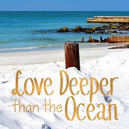 Framed Love Deeper Print