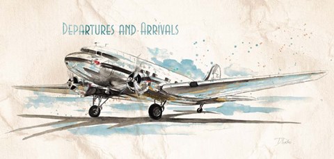 Framed Departures &amp; Arrivals Print