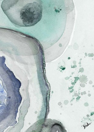 Framed Cool Agate Fragment II Print