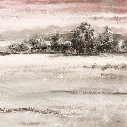 Framed Muted Forest Square I Print