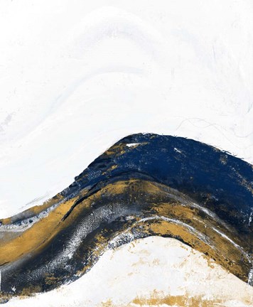 Framed White Marble Tierra Print