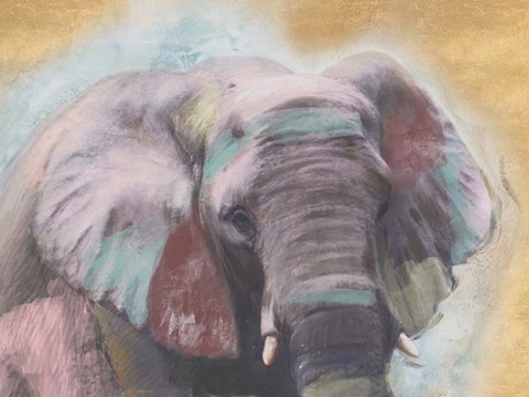Framed Elephant Close Up Print