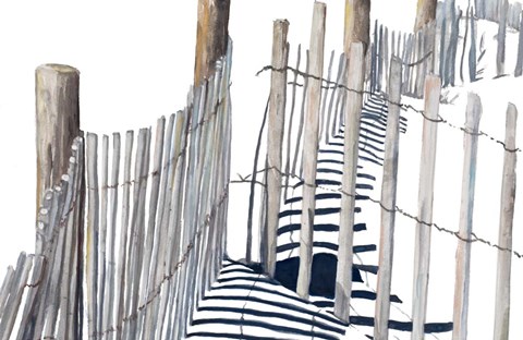 Framed Shadows of Paradise Print