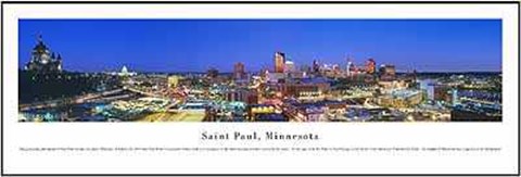 Framed Saint Paul, Minnesota Print