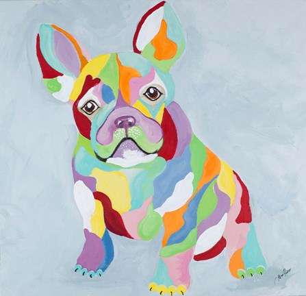 Framed French Kiss II Print