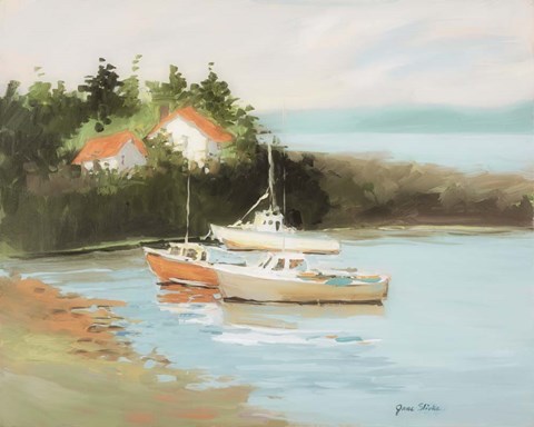 Framed Sailboats Print