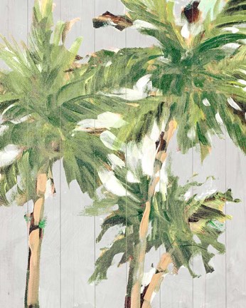 Framed Caribbean Palm Trees Print