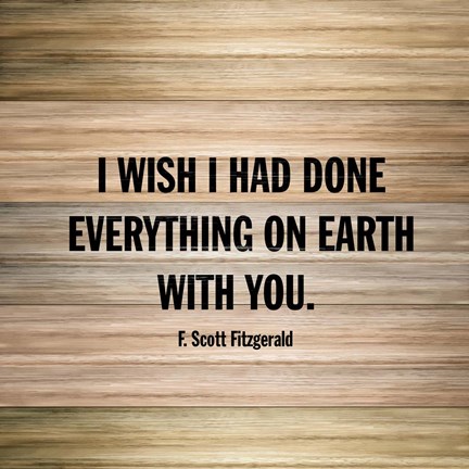 Framed Wishes on Wood Print