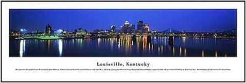 Framed Louisville, Kentucky Print